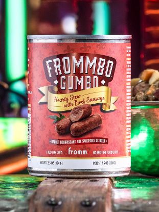 Frommbo Gumbo Hearty Stew with Beef Sausage Food for Dogs